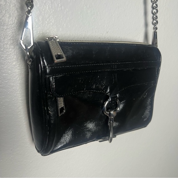 Rebecca Minkoff Hand Painted Rainbow Stripped Cross Body Bag - Picture 7 of 8